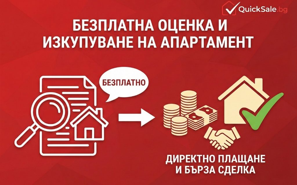 Безплатна оценка и изкупуване на апартамент – Бързото решение за собственици през 2026 г.